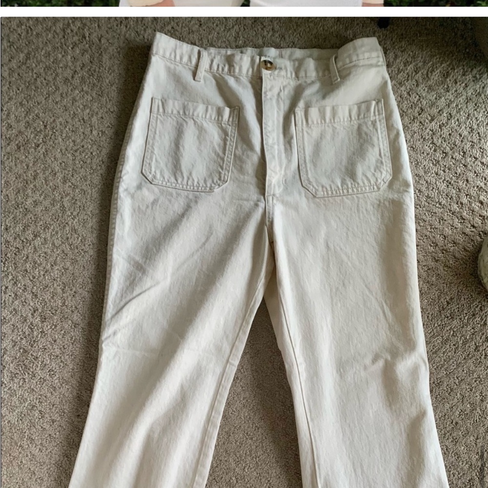 Doen Maritime high rise jeans oatmeal - Picture 5 of 5